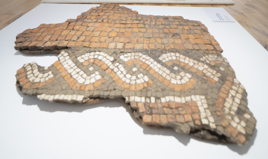 Section of Roman mosaic