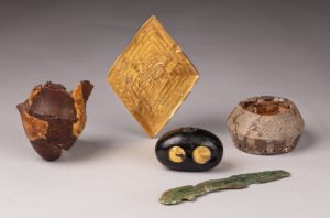 Five objects from Clandon Barrow burial