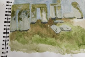 Painting of Stonehenge