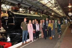 Staff from Wessex Museums partnerships gathered for photo in STEAM Museum