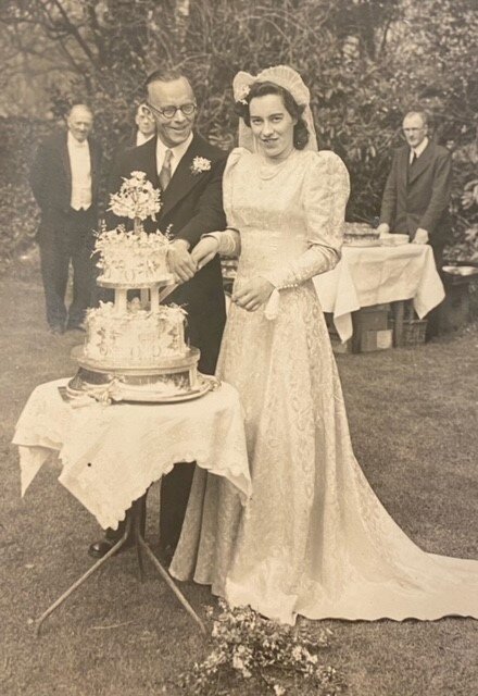 The wedding day of Natalia ‘Molly’ Mary Levett and Dr Noel Pearson.