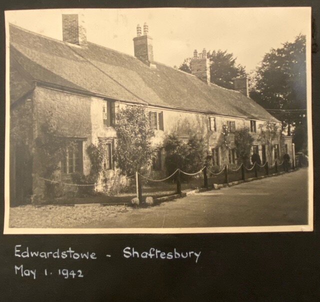The house in Shaftesbury where the dressing gown was made.